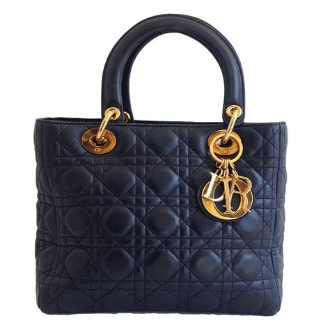 navy lady dior bag